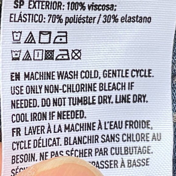 AE Peasant Top Scoop Neck Keyhole Shirred Waist with Peplum and Bell Sleeve - Picture 8 of 8